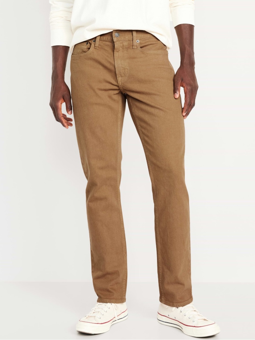 Old Navy Men's Straight Fit Jeans in khaki 36x30”